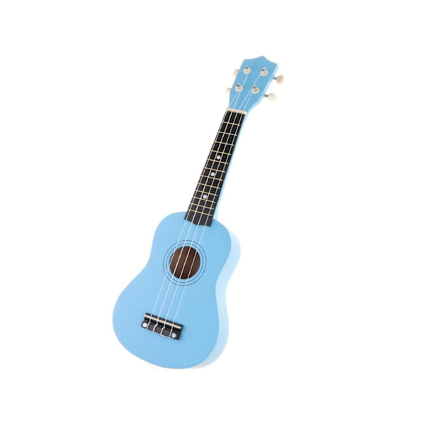 4 String Beginners Ukulele Hawaii Guitar Musical För Blue 21 Inch