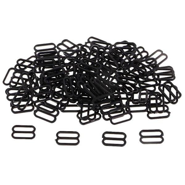 1/2/3/5 100 st Nylon BH-rem Spännen Sliders Krokar 8 Underkläder 12mm 1Set