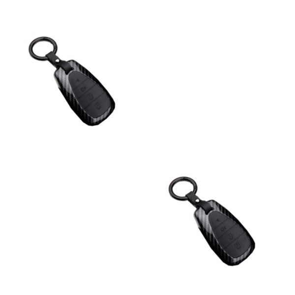 1/2/3/5 bilnyckelring med dubbla lager, dekorativt case för bilar Type 16 2PCS