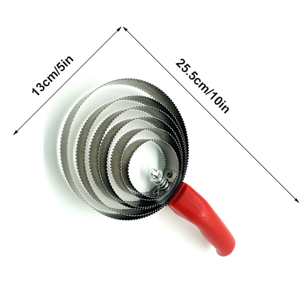 Rostfritt stål kliande borste Lätt att robust och hållbar red 6 circles
