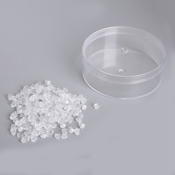 1/2/3/5 500x genomskinliga örhängen ryggar Gummi Tillbehör Säkerhet 1Set