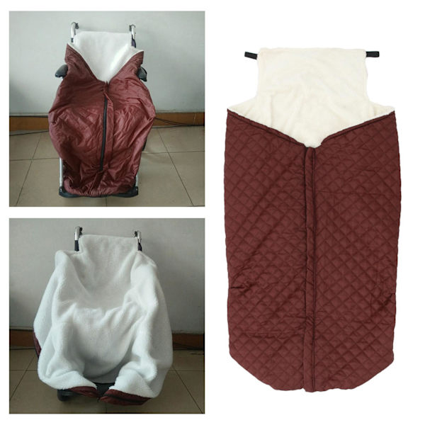 Varm och vattentät rullstol Cozy Warmer Cover Röd