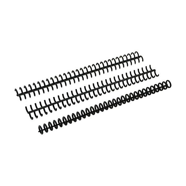 10 stycken plast 30-håls bindringar flexibla och lätta att lossa Black+10pcs