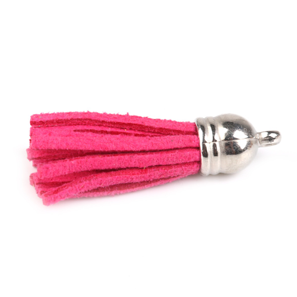 Sammet tofs CharmHängen för väskor Nyckelringar DIY-dekor 12st 4cm