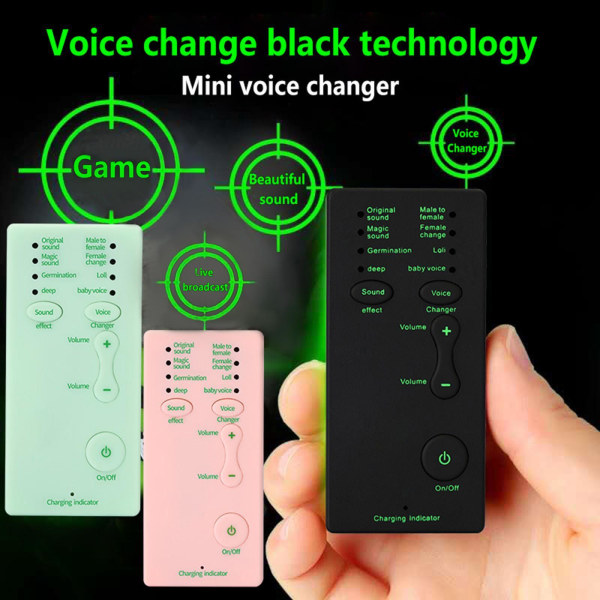 1/3/5 Voice Changer Device Voice Beautification Portable för PC 1Set
