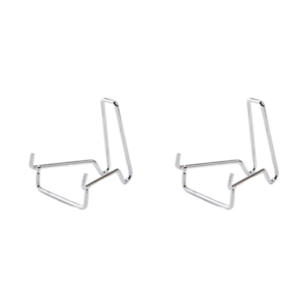 1/2/3/5 Multipurpose Display Stand Support för skyltfönstershow Silver 3x4.5x4.5cm 2Set