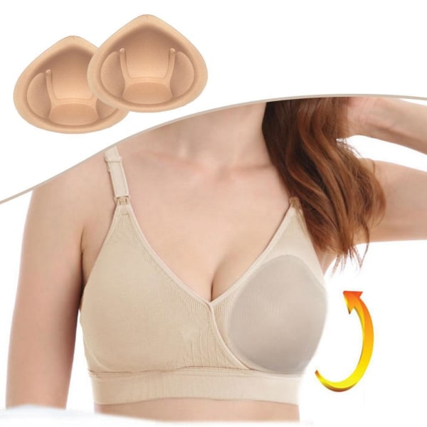 1/2/5 1 par BH Insert Pads Enhancer Avtagbar Andas Beige XL 1Set