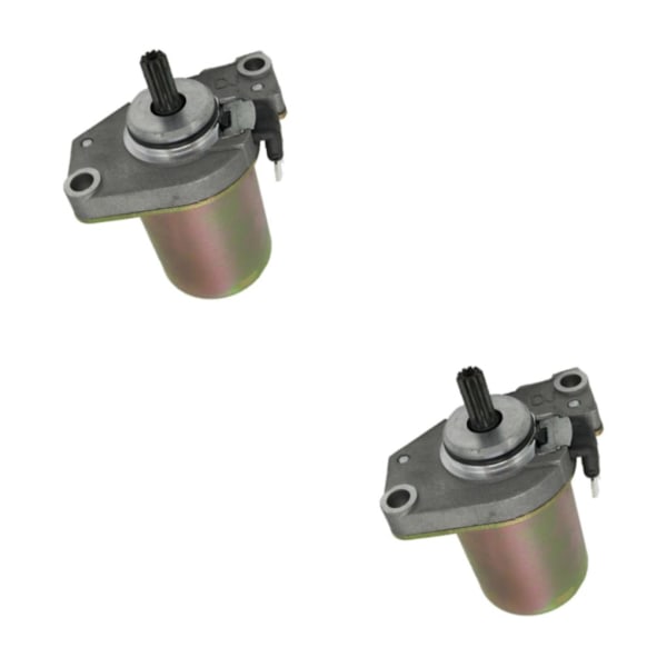 1/2 Elektrisk Startmotor Passar för För Yamaha Jog 50cc Reserv 2PCS