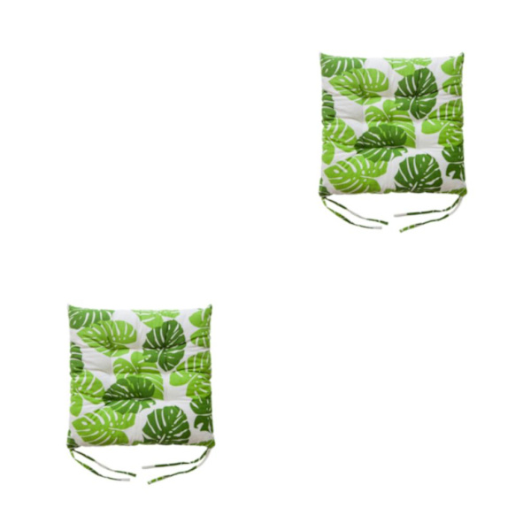 1/2 mjuk och bekväm fyrkantig stolsdyna för mysig sits Turtle backed Bamboo 2PCS