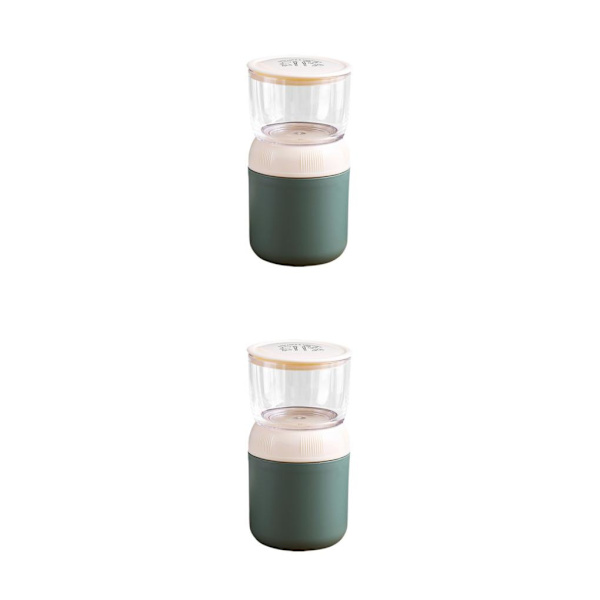 1/2/3 hållbar och säker matbehållare för bekväm förvaring och empty blue green 1 stainless steel 2PCS