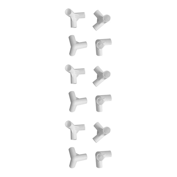 1/2/3 Reservdelar Fötter Hörn sätt Anslutning Intubation för 4pc 3PCS
