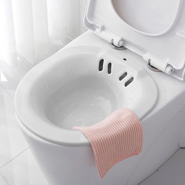 1/5 höftbadkar för toalettsits Bidé Handfat Personal för tvätt White 1 Pc