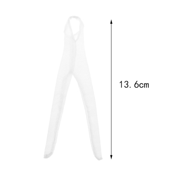 1/2/3 1:12 Jumpsuit Kläder för kvinnor för HT Action Figure Kläder White 13.6cm 1Set