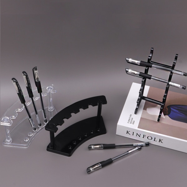 1/3/5 4st/ set Kulspetspenna Display Stand Platssparande förvaring black 1Set