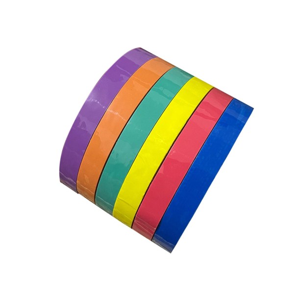 1/3 6st Sticky Ball Tape Dekompressionsleksaker Hantverksspel för Dark Color 2.4cm 1 Pc