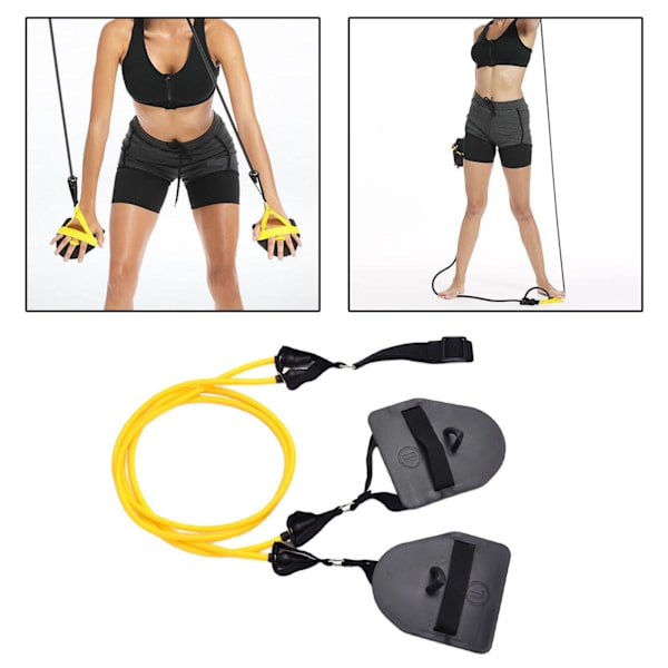 1/2/3/5 Motståndsband för simning För Armtränare för För Yellow 20lb 1 Pc