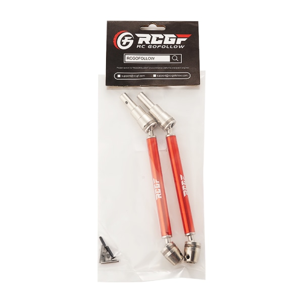 RCGOFOLLOW Universal Drive Joint För Spline Design Rc Universal Red