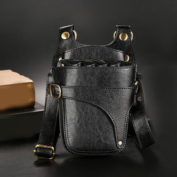 1/2/3 Barbersax hölster Frisörhållare Pouch Bag Case Black 7.5 x 5.5 x 1.6 Inch 1Set