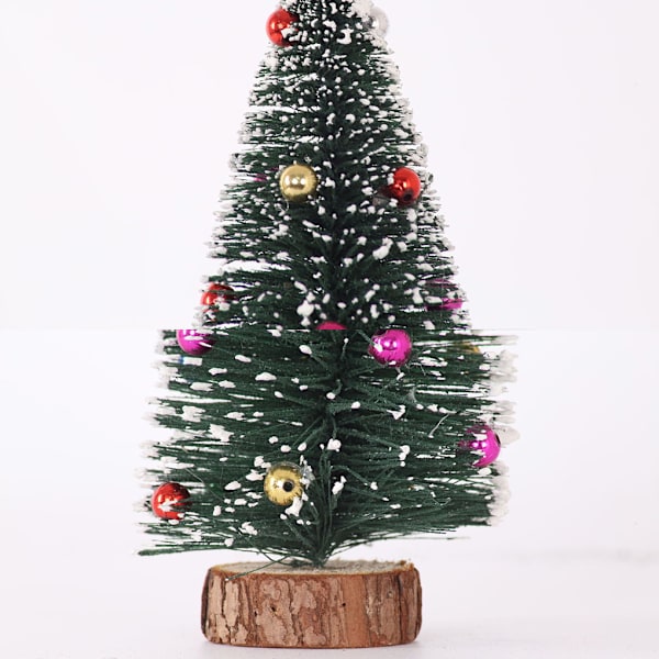 Vacker miniatyr modell rådjur konstgjorda mini julgran 30CM