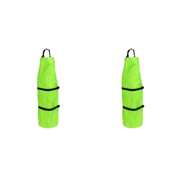 1/2 tältkompression förvaringsväska Duffelväska för camping utomhus Green 31 x 70 cm 2PCS