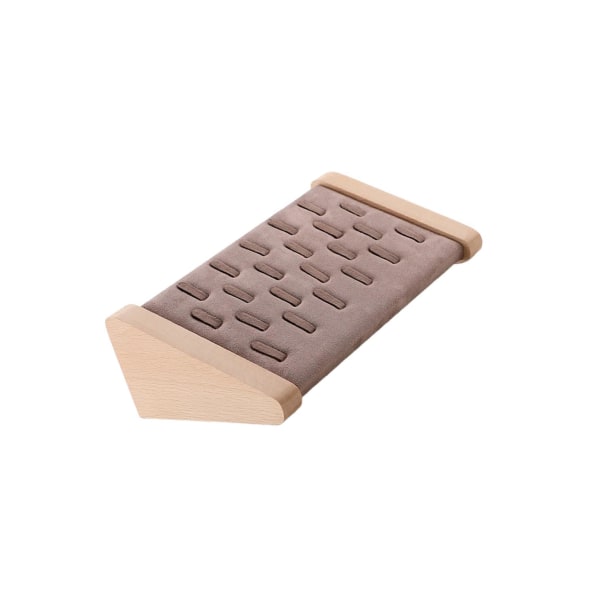 1/2/3 Ringar Displayhållare Snygg smyckeförvaringsställ för butik Coffee 2PCS