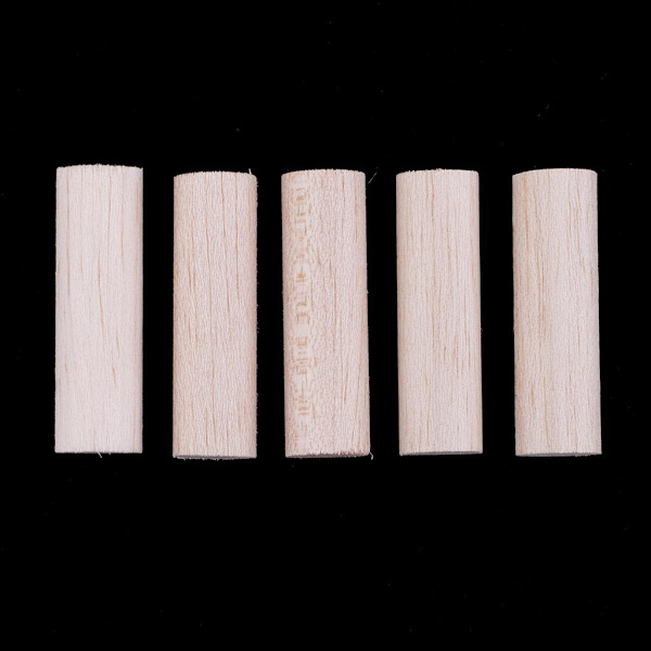 1/5 Balsa Wood Stick oavslutad DIY Woodworking Craft Modeling Wood 10 pcs 50mm 1 Pc
