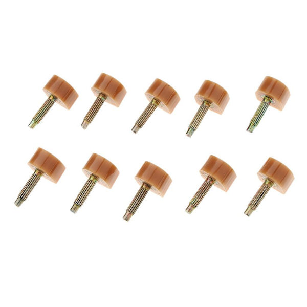 1/2/3/5 Högklackade spetsar Kranar Skoreparationsbyte Apricot Thick 9mm 9mm Thick Pin 5Set