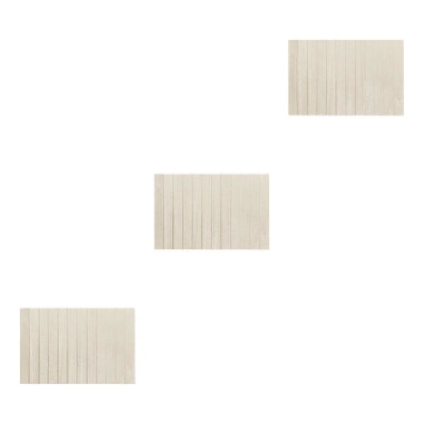 1/2/3/5 Mini 1/12 1/6 skala Dockhusväggpanel gör det själv i trä L Unpainted 3Set