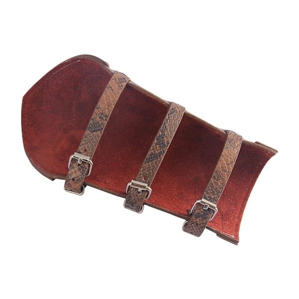 1/2 Knights För Bågskytte Medieval Bracer Arm För Armor Cuff Coffee 21.5x14.5cm 1Set