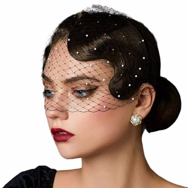 Elegant Veil Hat Fantastiska hårprydnader för speciella tillfällen