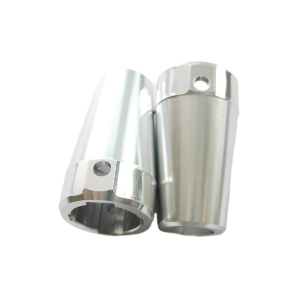 1/2/3/5 2 stycken aluminiumlegering bakre navhållare för AXIAL SCX10 silver 1Set