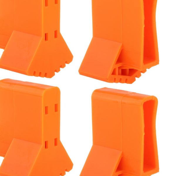 1/2 4-pack stegefötter täcker vindsstegsben Hållbar silikon Yellow 1 Pc