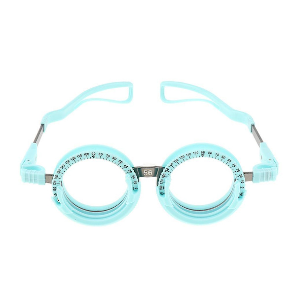 1/2/3/5 vuxen optisk provlinsram Glasögonoptometri Blue 56mm 1Set