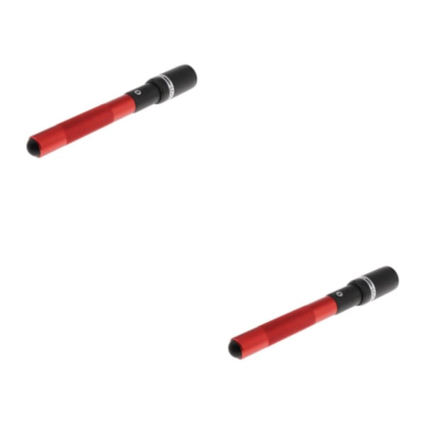 1/2 Alloy Pool Cue Extension Extender för America Pool Billiard Red 2PCS