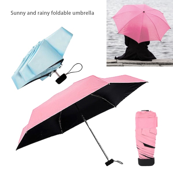 Lätt bärbart parasoll med roterande för solen red