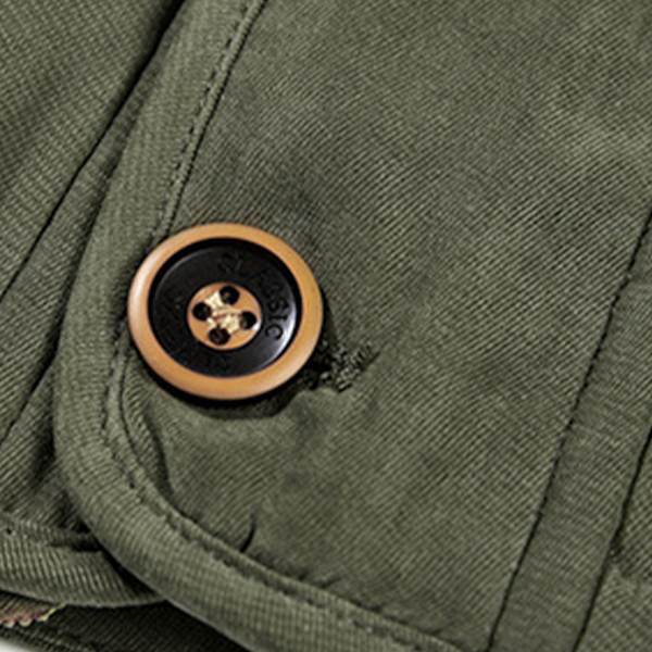 Andningsbar och slitstark vinterjacka för utomhusaktiviteter khaki XL