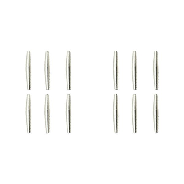 1/2/3/5 6st Silver Volute fjädrar Lätt att Och Hållbar Rostfri Volute  spring（8cm） 2PCS