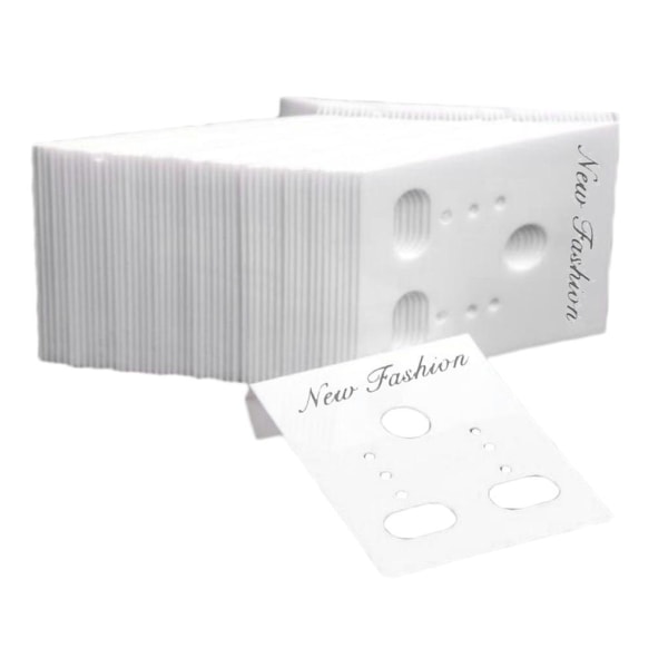 1/2/3 1000st örhängen Visa kort Partihandel Bulk smycken White New Fashion 3x3.7cm 1Set