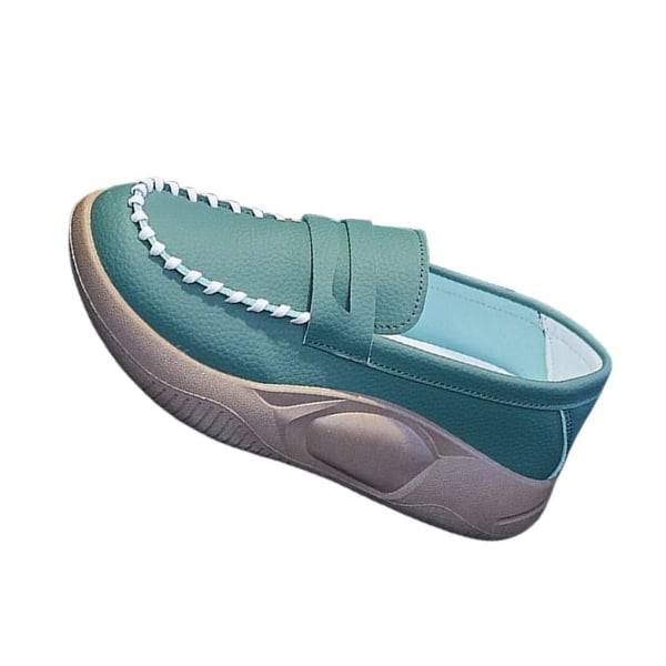 Casual Damskor Bekväma För Slip On Mjuk för Inomhus Green Size 37