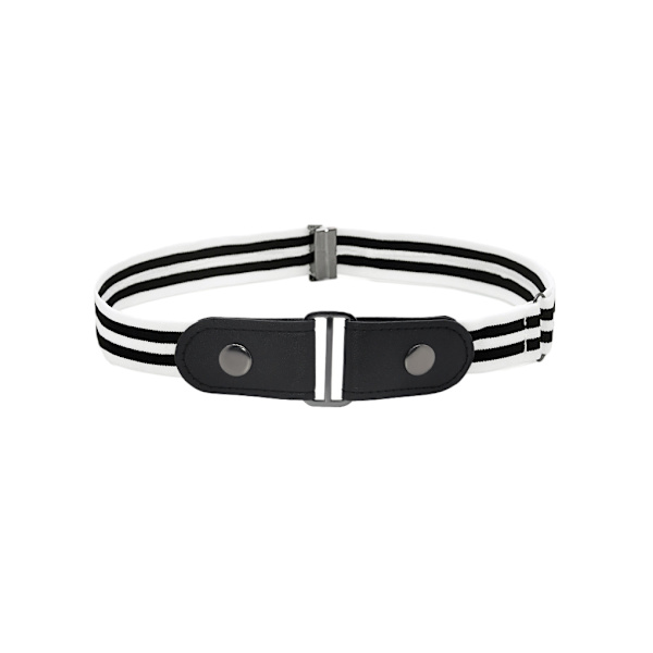 1/2/3/5 Bälte Inget Spänne Osynlig Moderiktig Långvarig Black-white 1 Pc