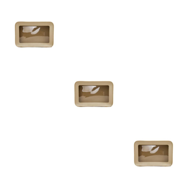 1/2/3 vattentät organizer för resor Kompakt Slitstark light gold 3PCS