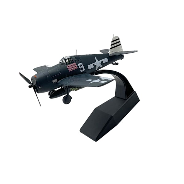 1/72 Skala F6F Fighter Model Plane med Stand Souvenir Desktop