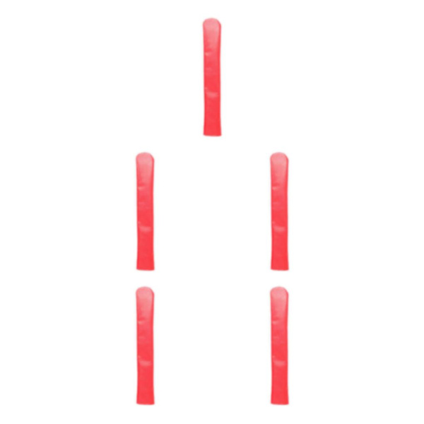1/3/5 För Golf Alignment Stick Cover Stavar Hållare 33x5,8cm Håll Red 5PCS