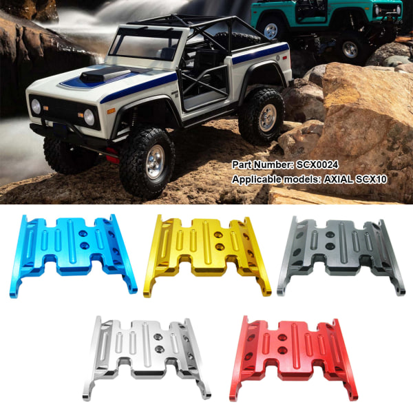 1/2/3/5 växellåda i aluminiumlegering för 1/10 AXIAL SCX10 Rock Silver 1Set