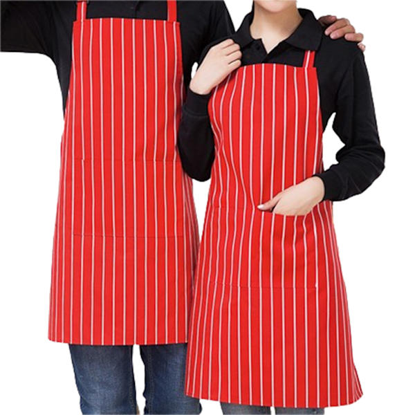 Kockförkläde tillverkat av polyester-bomull för bekvämt bärande red