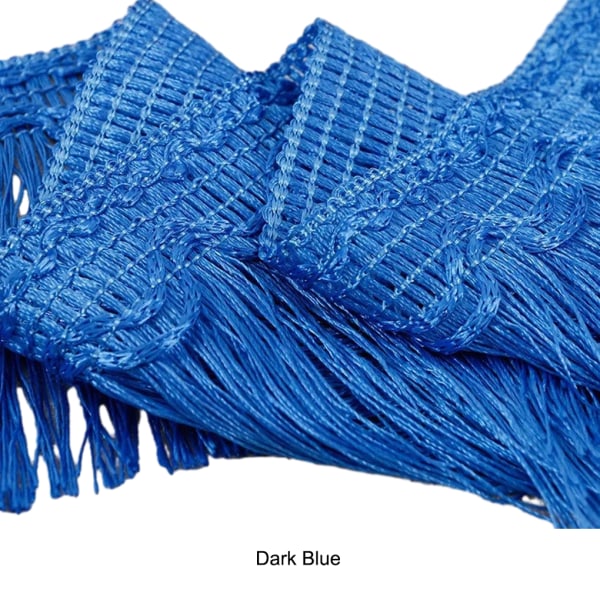 Polyester Eleganta fransar för tofs för sömnad och sömnad Dark Blue 26