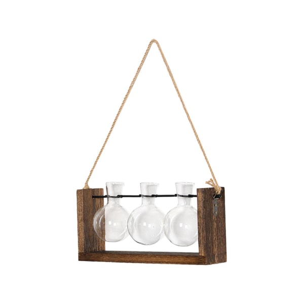 1/2/3 Glasprovrör Vas Planteringskärl Växt Terrarium för Clear 28 x 40cm 1Set