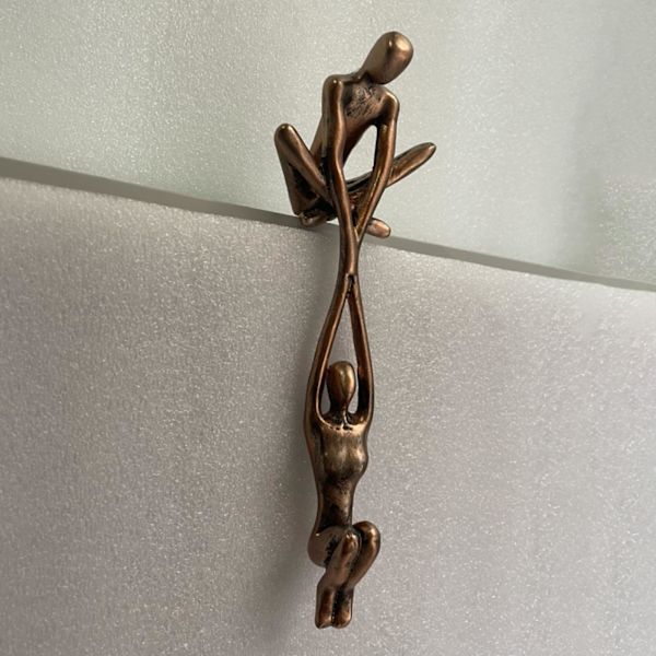 1/2 par statyett konst staty älskare Skulptur prydnad hem 1 Pc