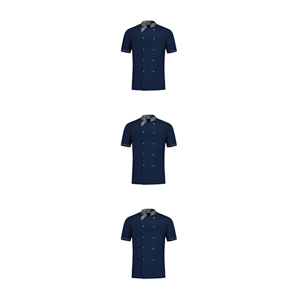 1/2/3 andningsbart tygspänneficka Slitstark färgfast - Blue XL 3PCS