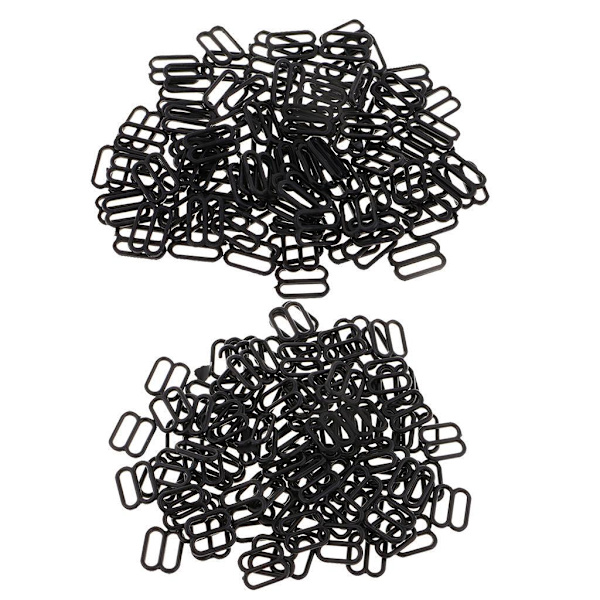 1/2/3/5 100 st Nylon BH-rem Spännen Sliders Krokar 8 Underkläder 10mm 1Set